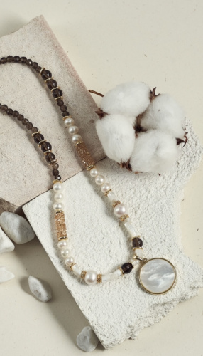 Колье "Морской песок"