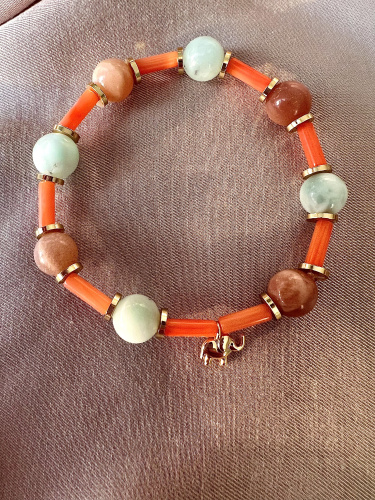 Браслет "Перу" из Солнечного Камня.