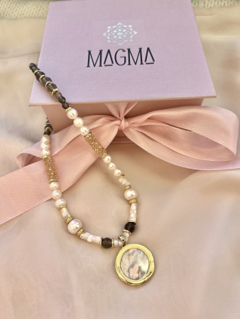 Колье "Морской песок"