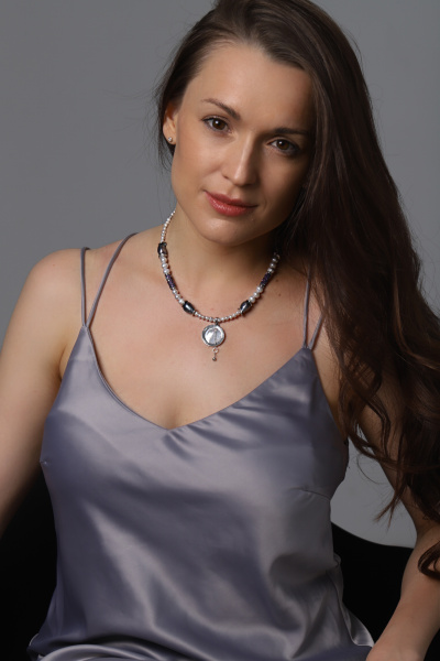 Колье "Чёрная жемчужина"