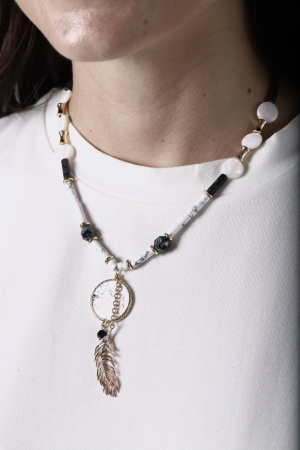 Колье "Перо"