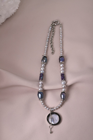 Колье "Чёрная жемчужина"