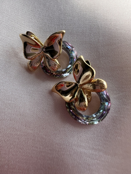 Серьги Бабочки