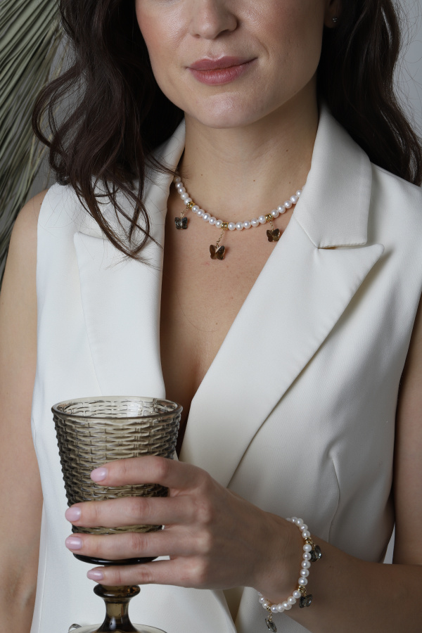 Чокер "Золотая Бабочка"