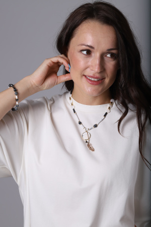 Колье "Перо"